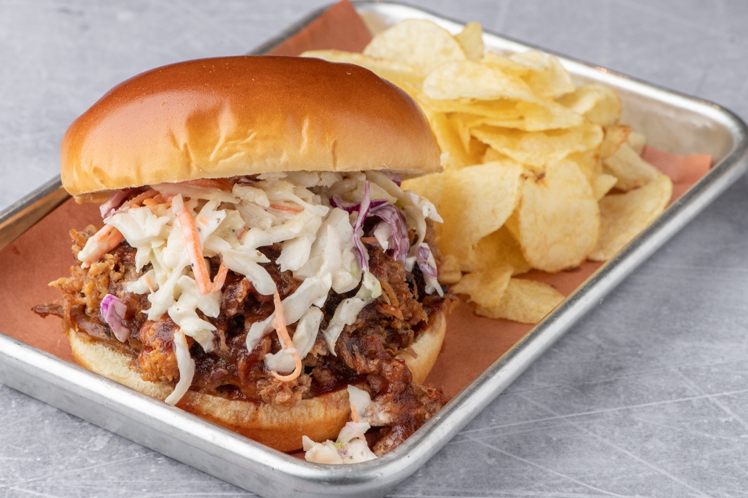 Order Pulled Pork Sandwich food online from Local Smoke Bbq store, Neptune on bringmethat.com