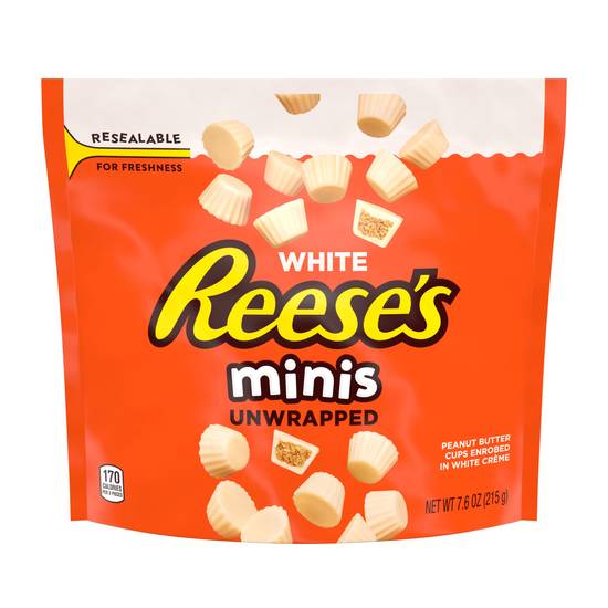 Order Reeses Peanut Butter Cups White Minis, 8 OZ food online from CVS store, FOWLER on bringmethat.com