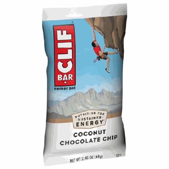 Order CLIF Bar - Coconut Choc Chip food online from IV Deli Mart store, Goleta on bringmethat.com