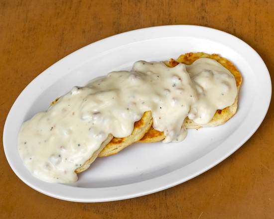 Order Biscuits & Sausage Gravy food online from Tic Toc Cafe store, Metairie on bringmethat.com