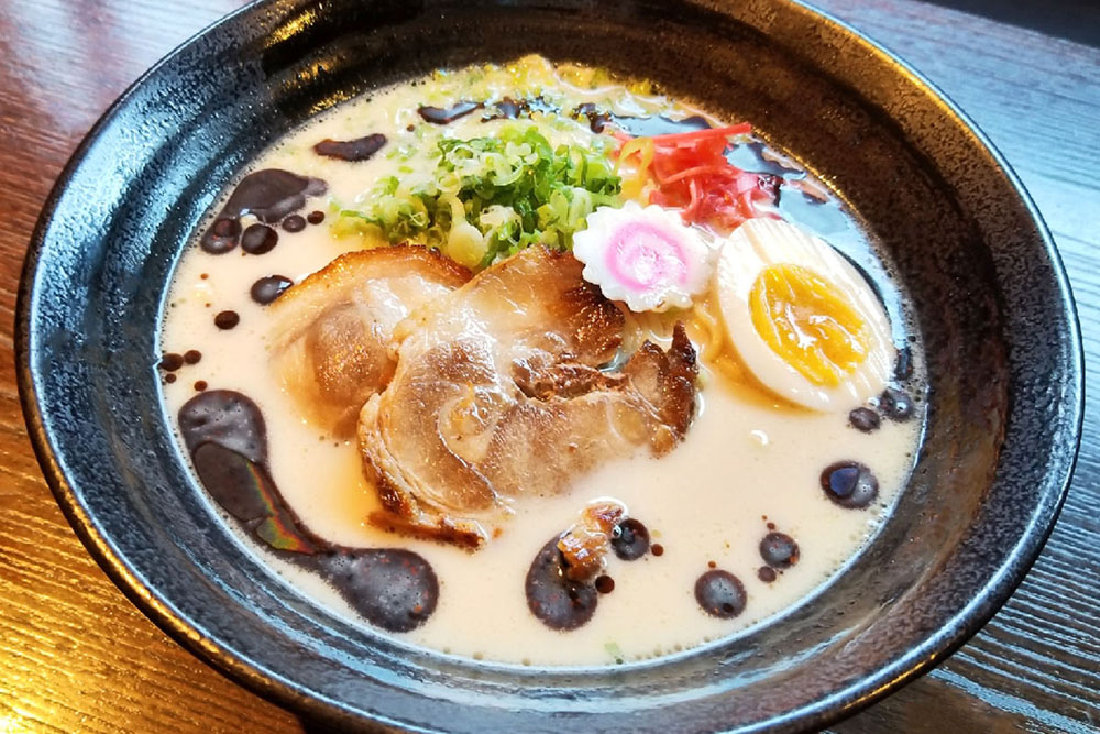 Order Tonkotsu Ramen food online from Bishamon Japanese Restaurant & Karaoke Lounge store, Covina on bringmethat.com