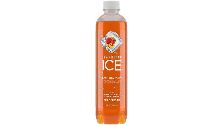 Order Sparkling Ice, Peach Nectarine Sparkling Water, Zero Sugar food online from Trumbull Mobil store, Trumbull on bringmethat.com