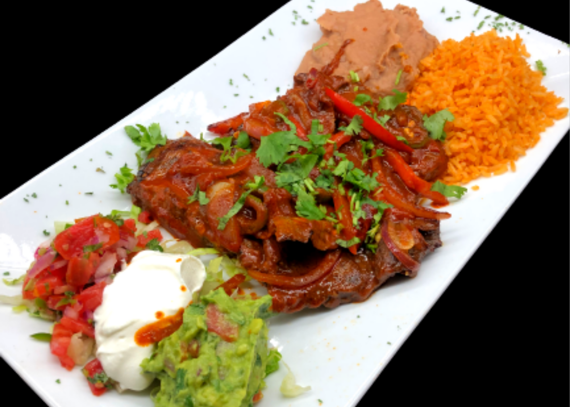 Order Entrana a la Mexicana food online from Salsa Y Brasa Restaurant store, New Rochelle on bringmethat.com