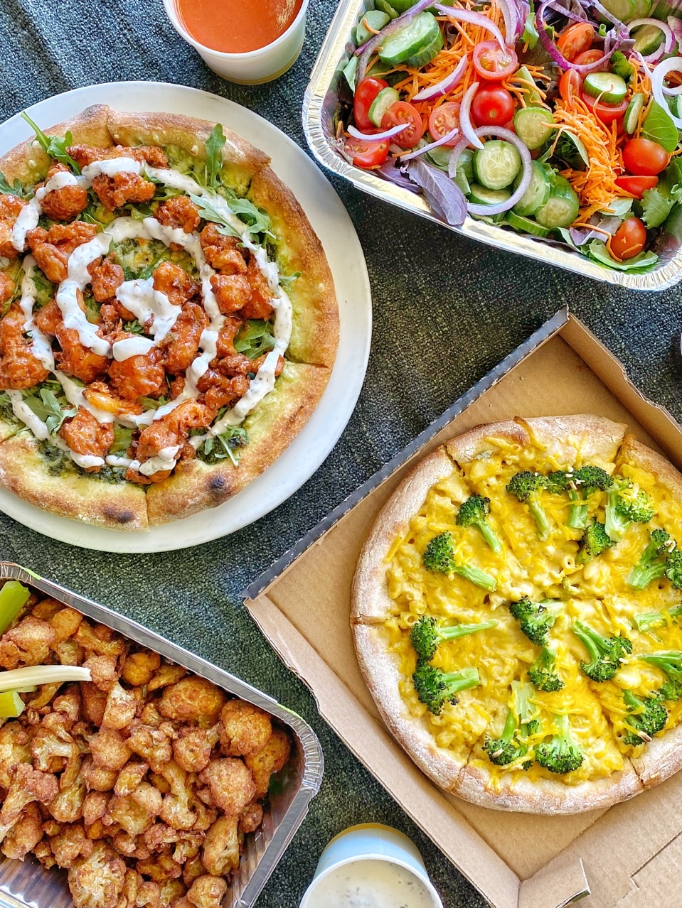 Order Pizza and Wings Dinner for 4 food online from Sage Plant Based Bistro & Brewery store, Agoura Hills on bringmethat.com