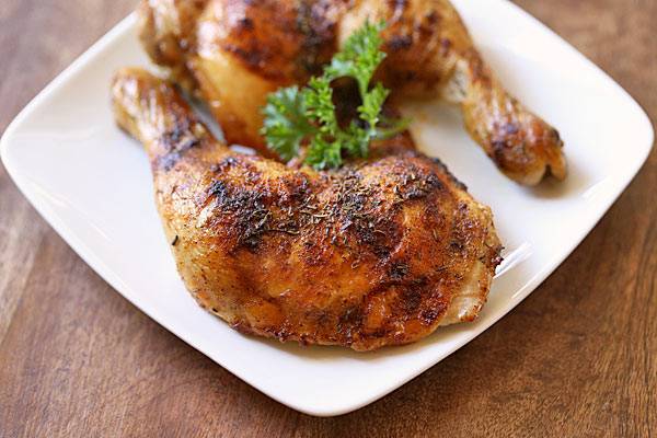Order Outback Roasted Chicken - Leg 1/4 food online from Lieder Pico store, Los Angeles on bringmethat.com