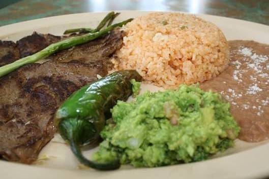 Order Cane asada plate food online from Taqueria Corona store, Forest Grove on bringmethat.com