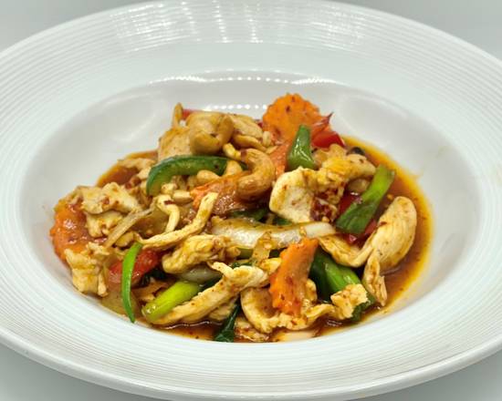 Order Thai Cashew - Nam Prik Phao (Tray) food online from Thai Curry store, Arlington on bringmethat.com