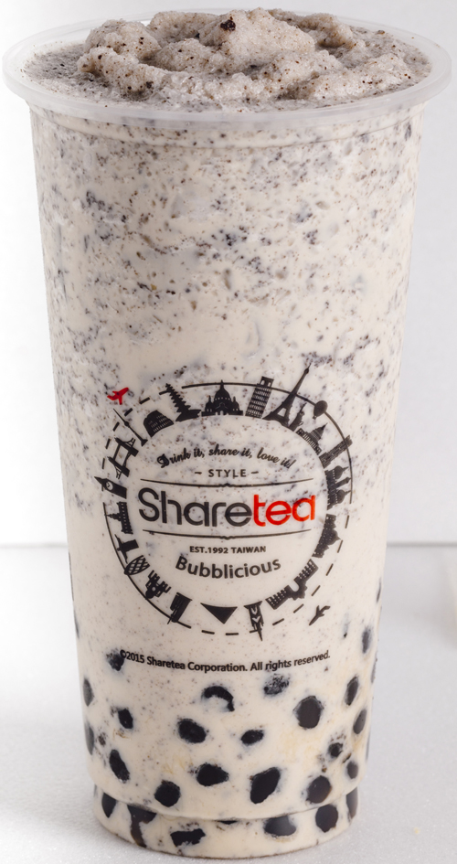 Order Oreo Ice Blended with Pearl (24Oz) food online from Sharetea-Westfield store, San Francisco on bringmethat.com