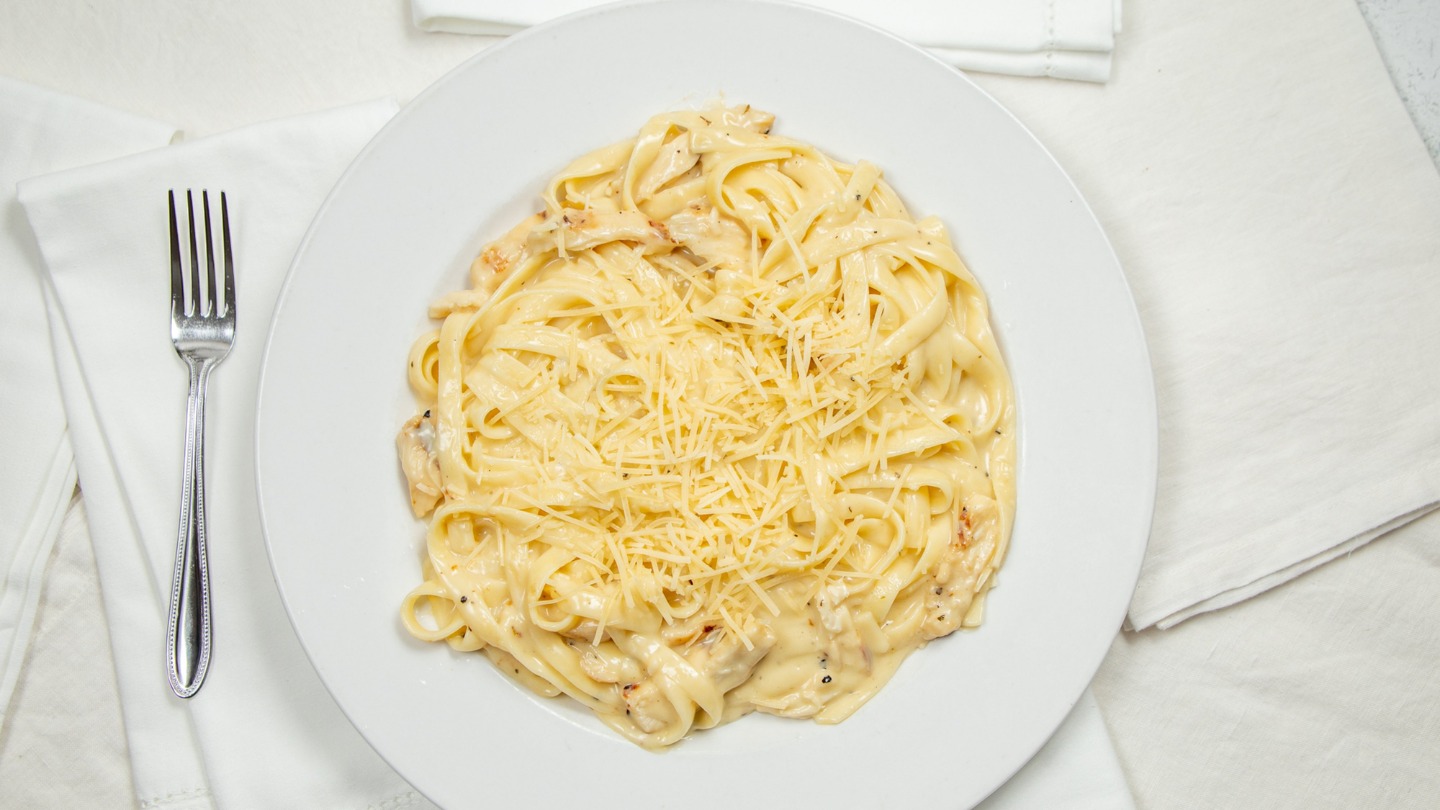 Order Fettuccine Alfredo food online from On The Patio store, Azle on bringmethat.com