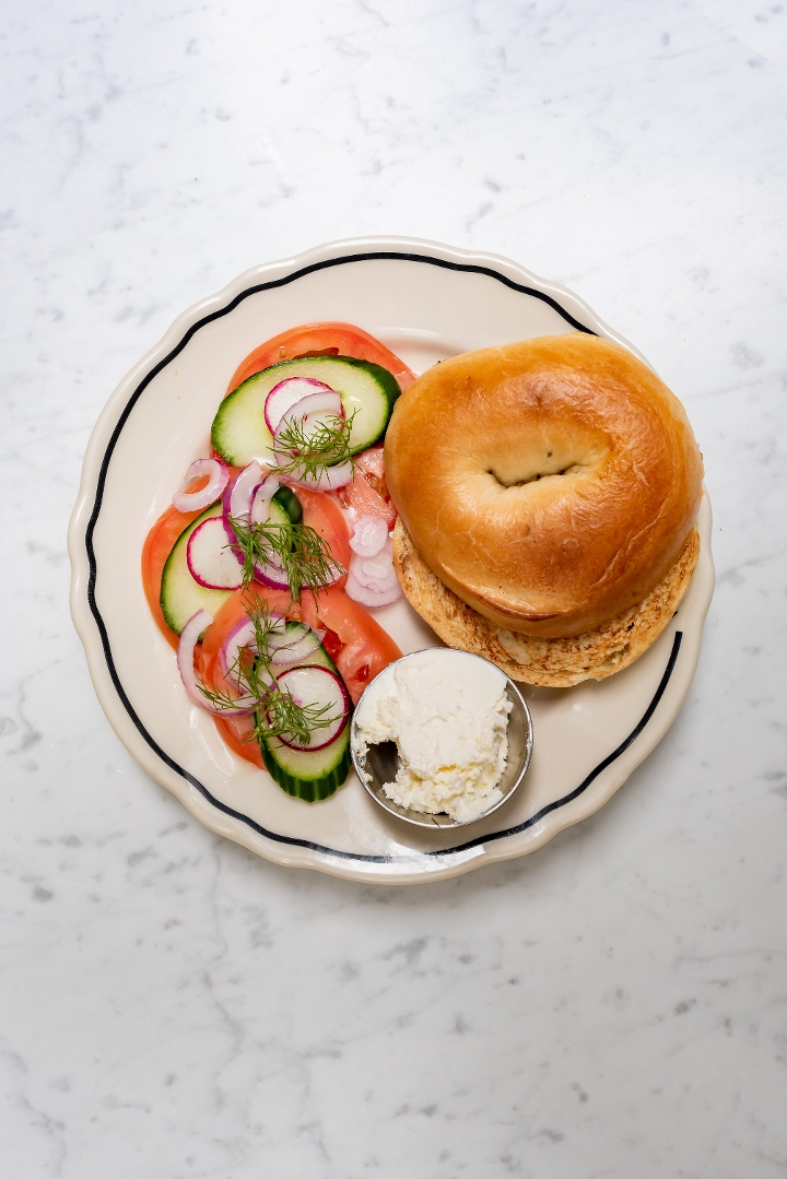 Order Bagel & Schmear food online from Goddess And The Baker store, Chicago on bringmethat.com
