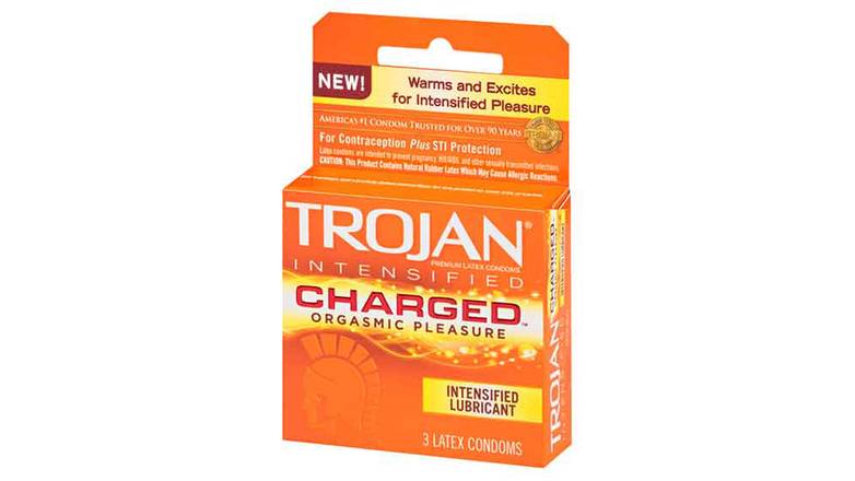 Order Trojan Charged Intensified Condoms food online from Red Roof Market store, Lafollette on bringmethat.com