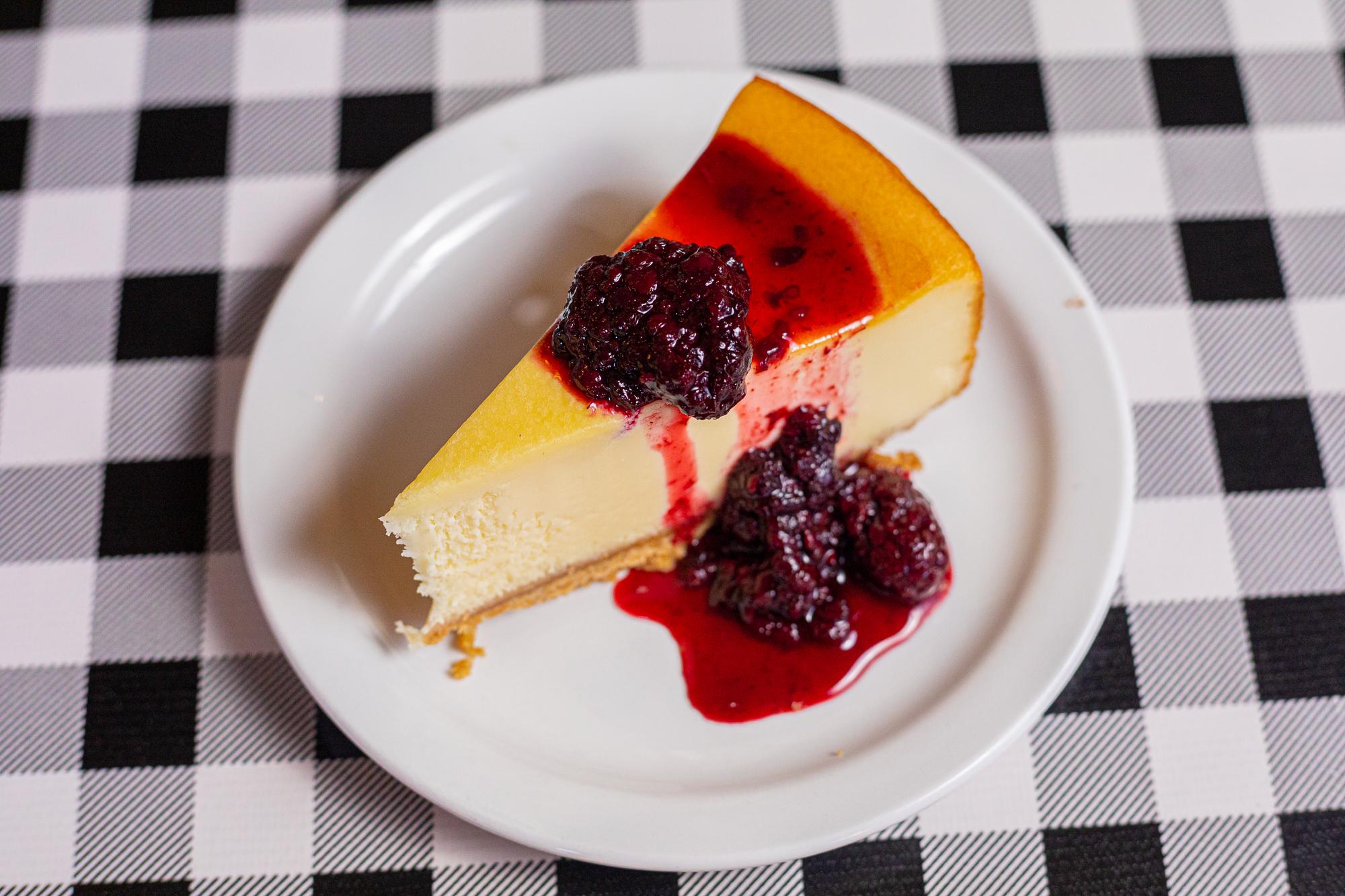 Order NEW YORK STYLE CHEESECAKE food online from Paninos store, Fort Collins on bringmethat.com