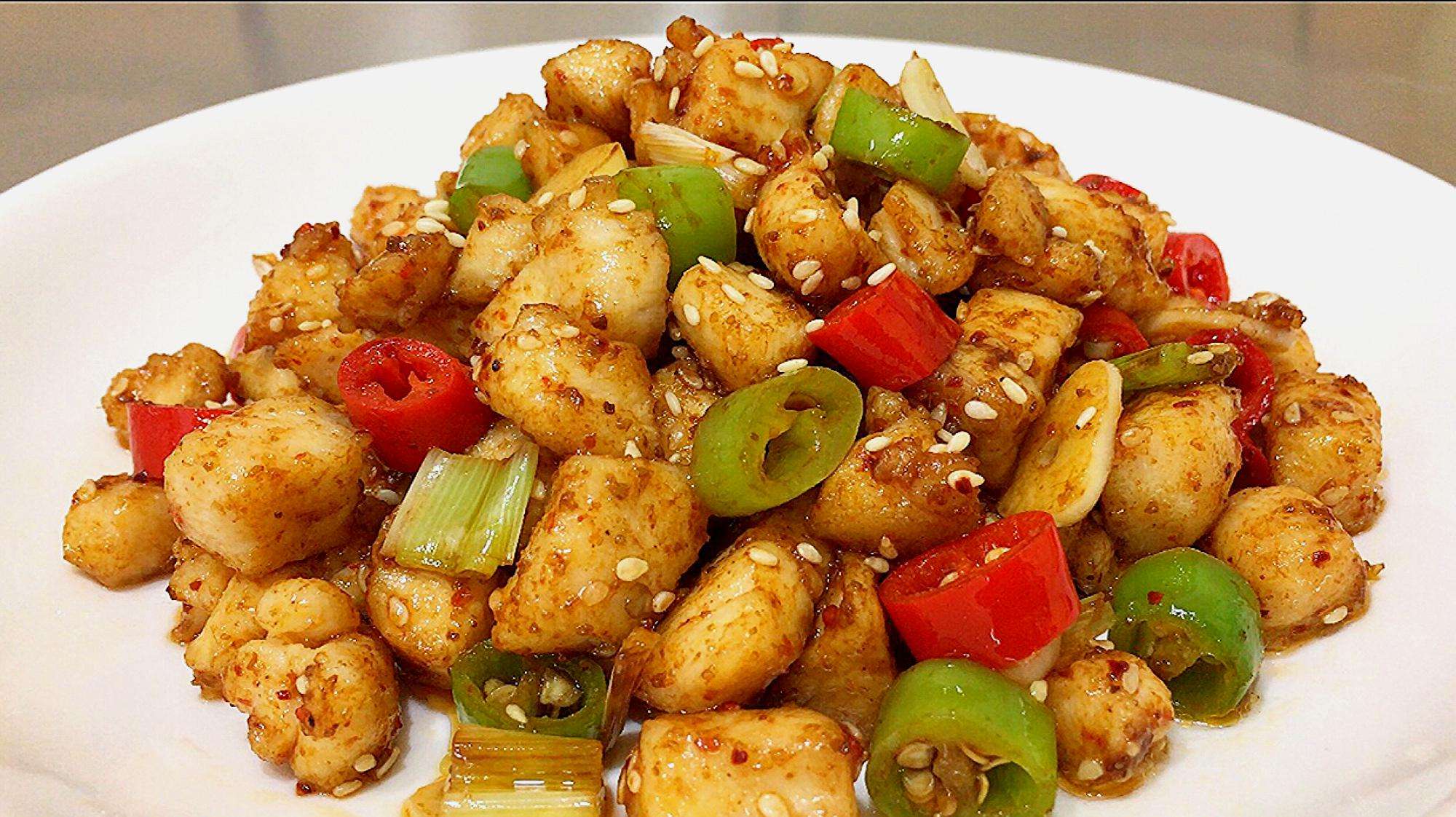 Order Cumin Flavor Chicken 孜然鸡丁 food online from Le's Restaurant store, Ames on bringmethat.com