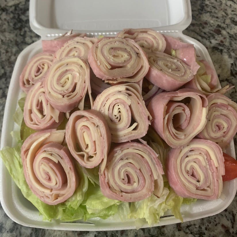 Order Chef Salad - Salad food online from Lorenzo's Pizza store, Fountain Hill on bringmethat.com