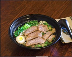 Order Beef Ramen Soup food online from Twisted Cafe store, Virginia Beach on bringmethat.com