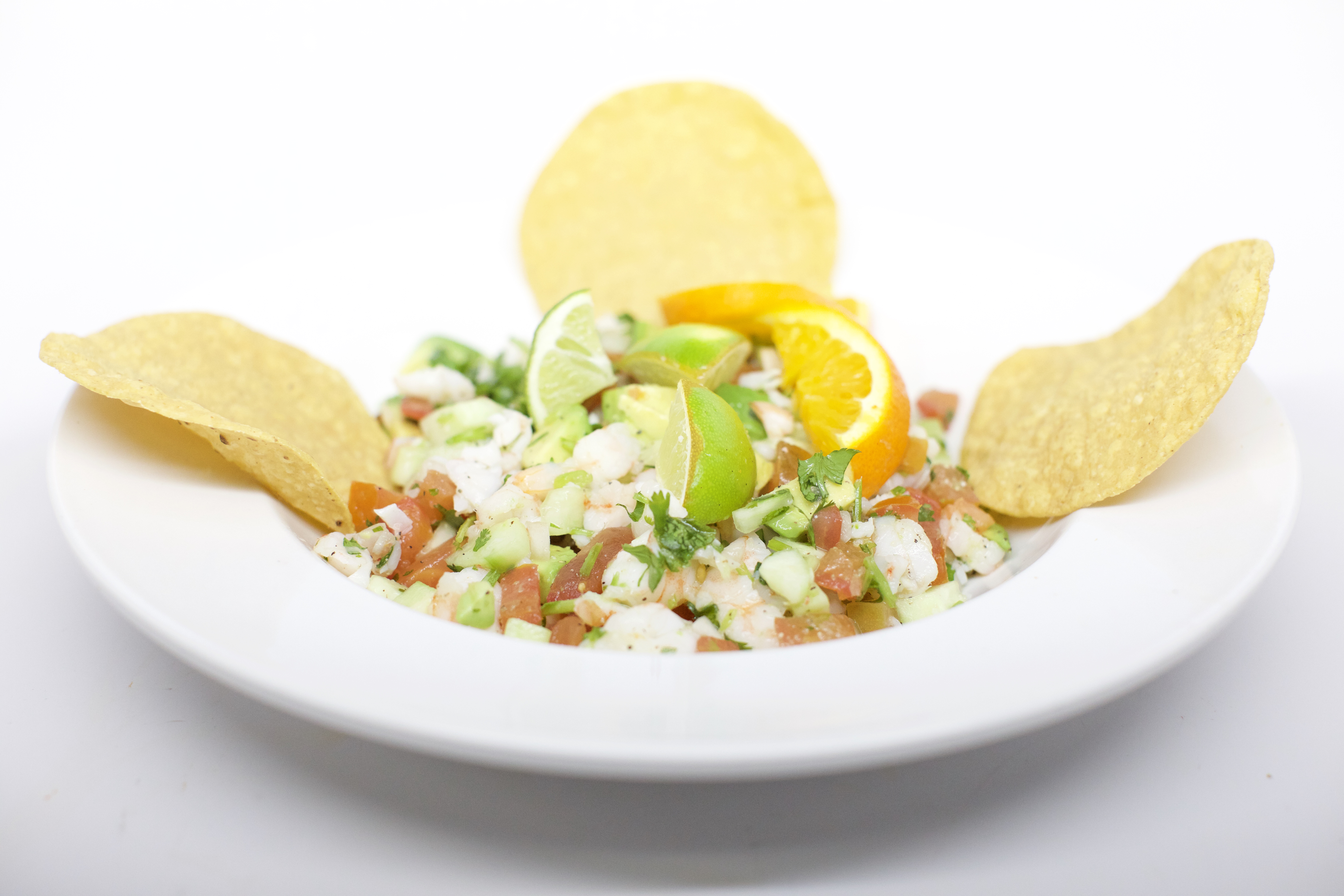 Order Tostada de Ceviche food online from El Tapatio store, Citrus Heights on bringmethat.com