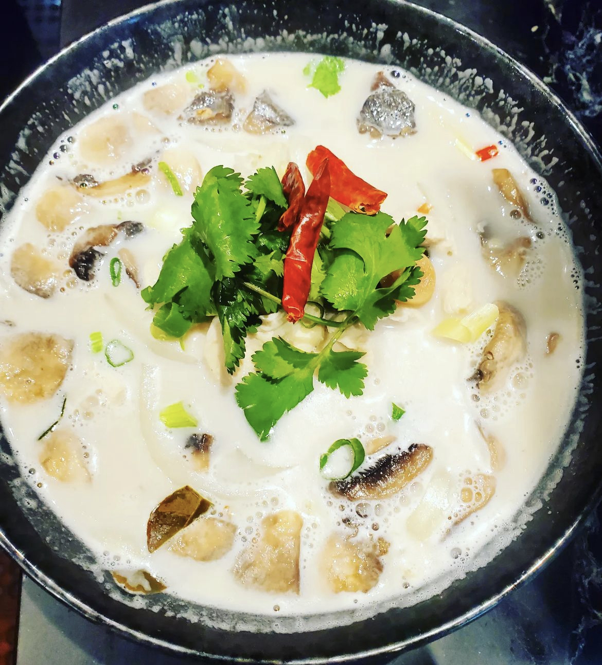 Order Tom Kha Soup food online from Spicy shallot store, Elmhurst on bringmethat.com