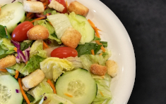Order Garden Salad food online from Round Table Pizza store, San Diego on bringmethat.com