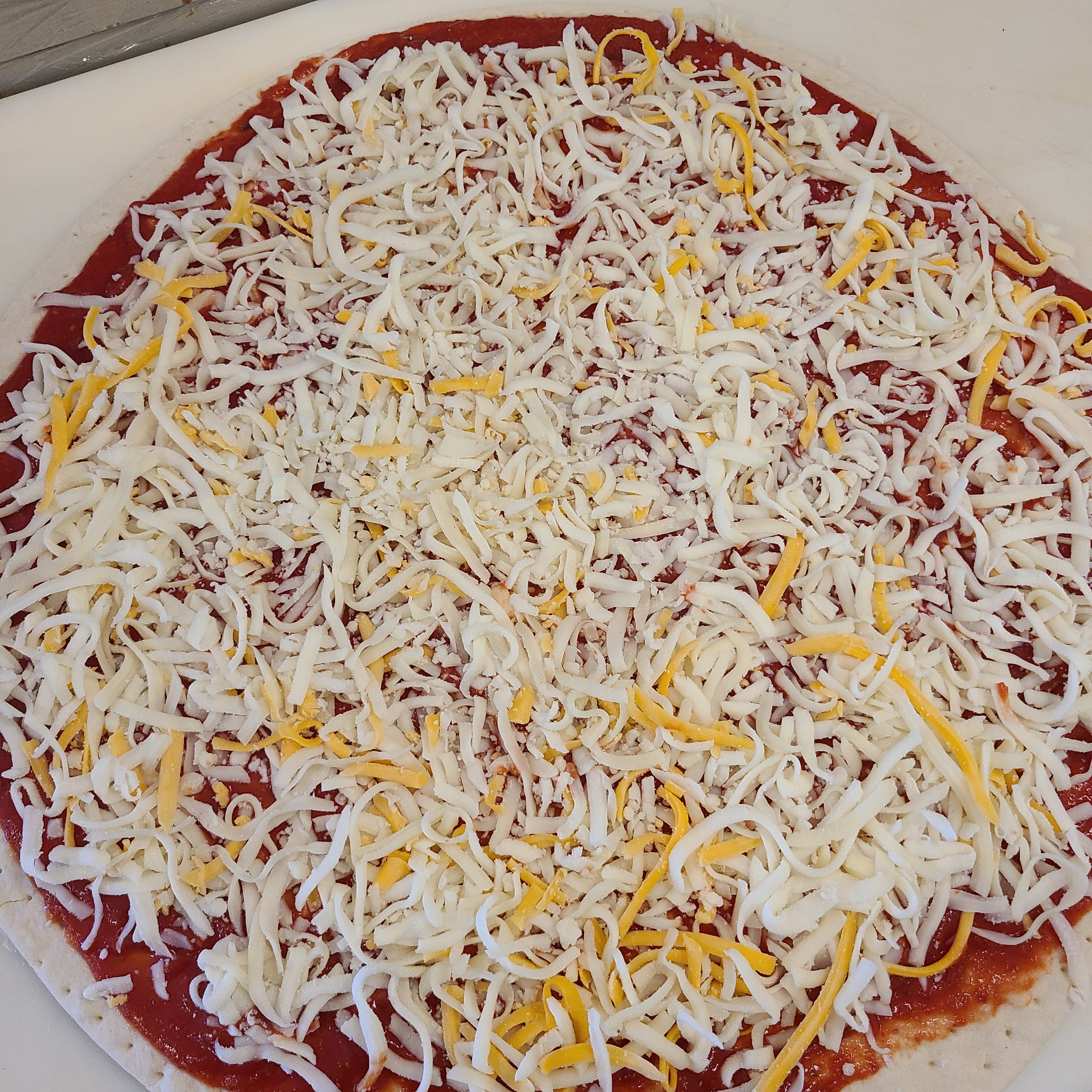 Order Cheese Take & Bake Pizza - 10'' (Serves 1-2) food online from Timber Creek Pizza Co store, Lake Mills on bringmethat.com