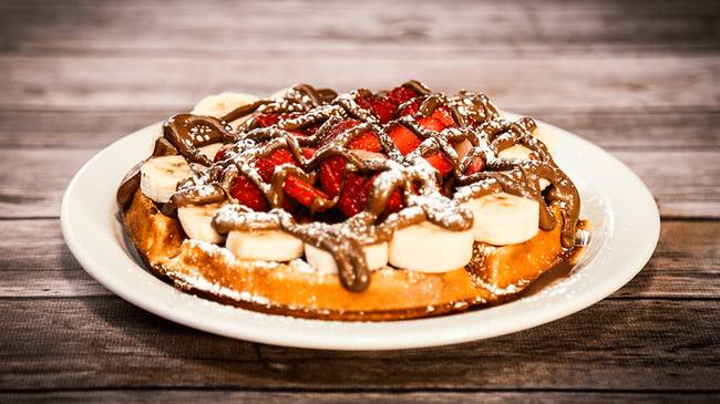 Order Plain Waffle food online from Coupa Cafe store, Palo Alto on bringmethat.com