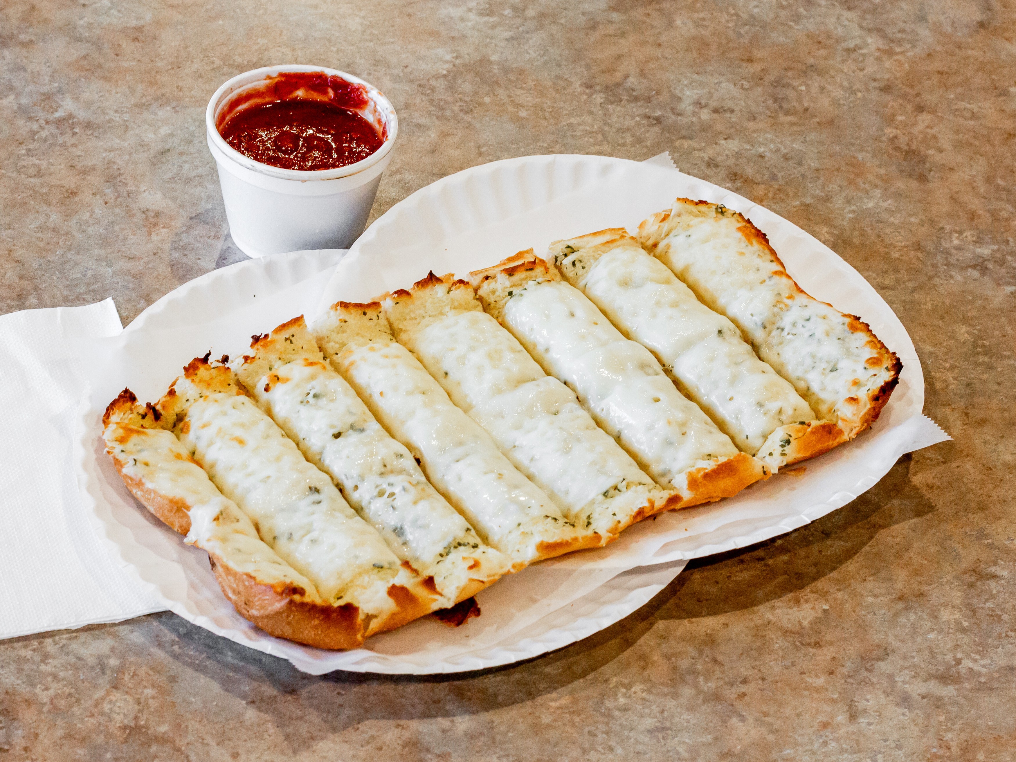 Order Cheese Garlic Bread food online from Tony's Pizza store, Jacksonville on bringmethat.com