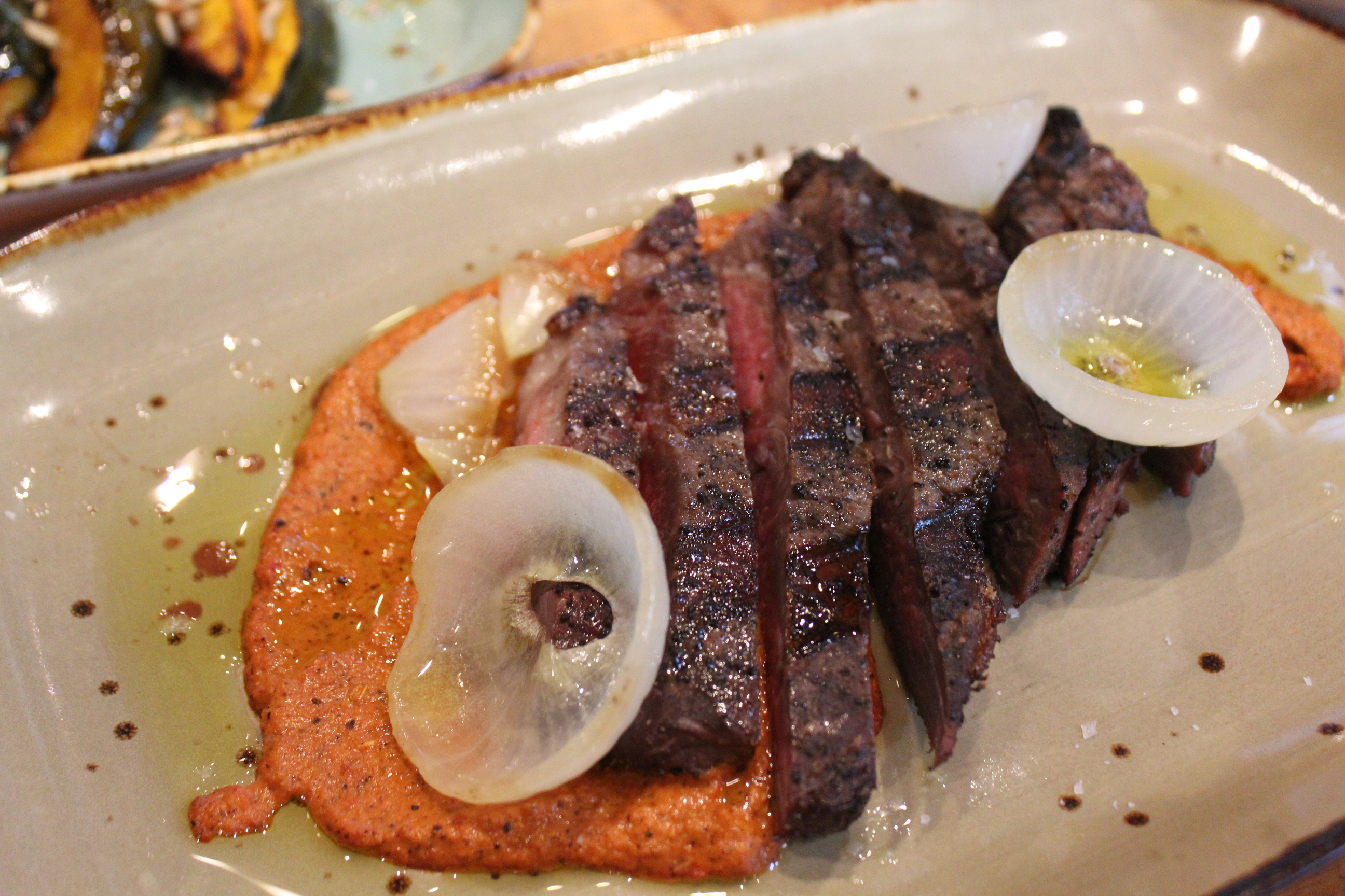 Order Wood Grilled NY Strip food online from Vidrio store, Raleigh on bringmethat.com