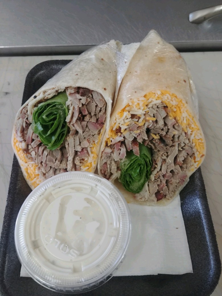 Order Tri-tip and shredded cheese wrap  food online from Stagecoach Liquor store, Atascadero on bringmethat.com
