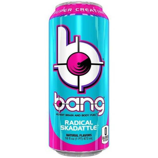 Order Bang Energy Drink - Radical Skadattle food online from IV Deli Mart store, Goleta on bringmethat.com