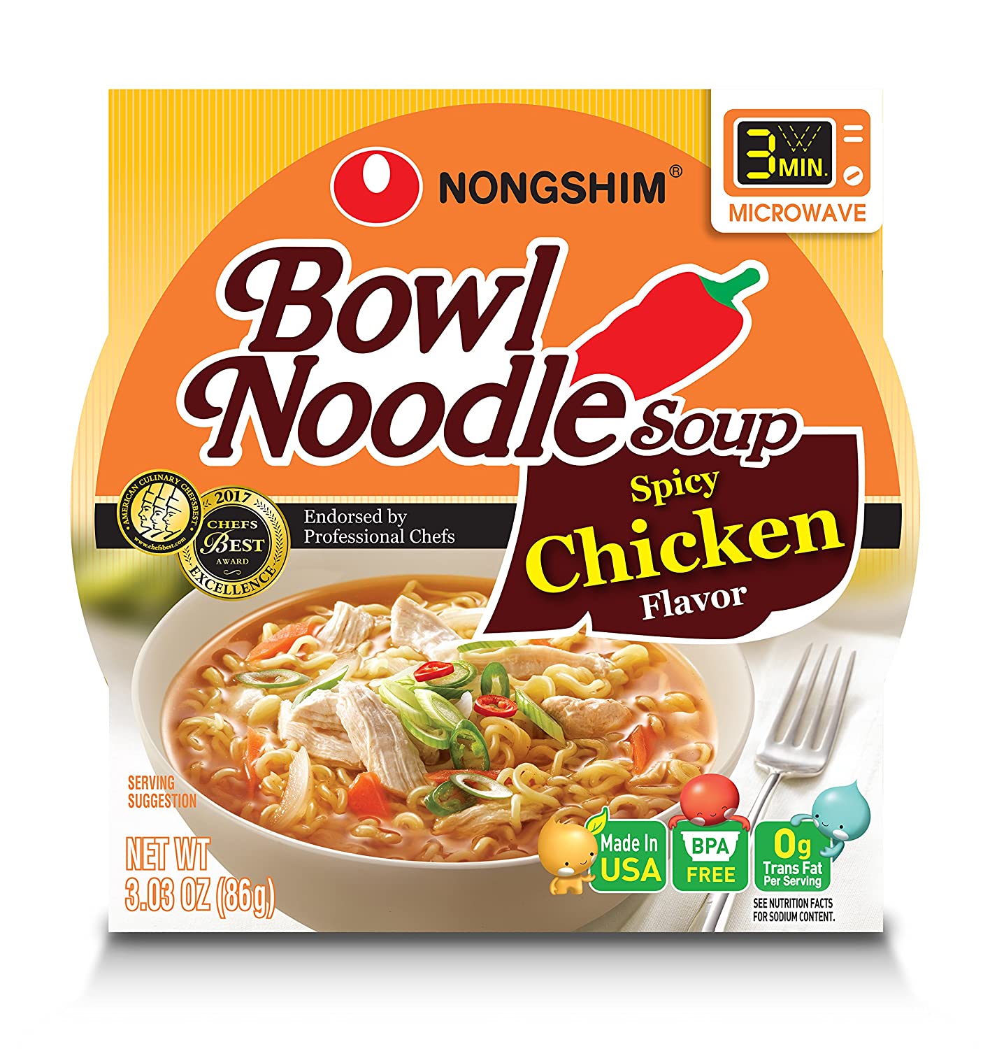 Order Nongshim Bowl Noodle Soup food online from Atlantis Fresh Market #30 store, Bronx on bringmethat.com