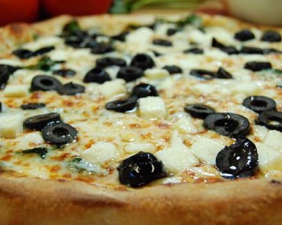 Order The Greek Pizza (16" Extra-Large) food online from Stefano Pizza store, San Rafael on bringmethat.com
