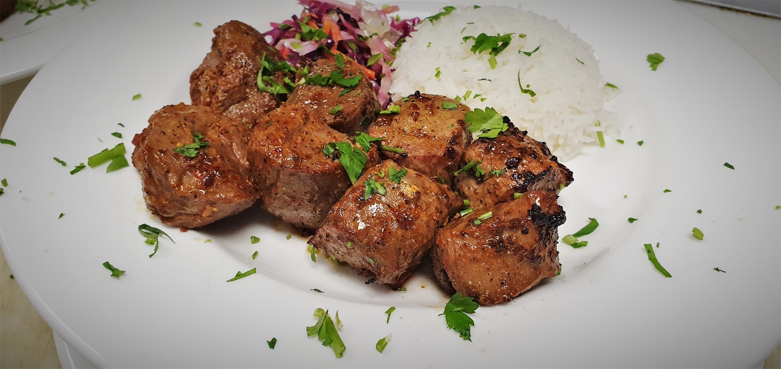 Order Filet Mignon Kebab food online from Anatolia Cafe store, Cleveland Heights on bringmethat.com