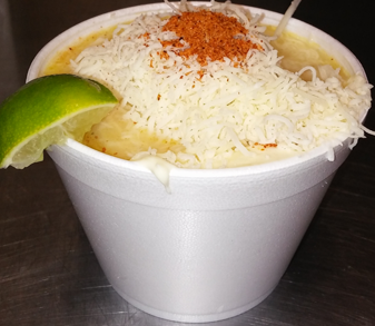 Order Corn in the Cup food online from Chinelos Mexican Food store, Littleton on bringmethat.com