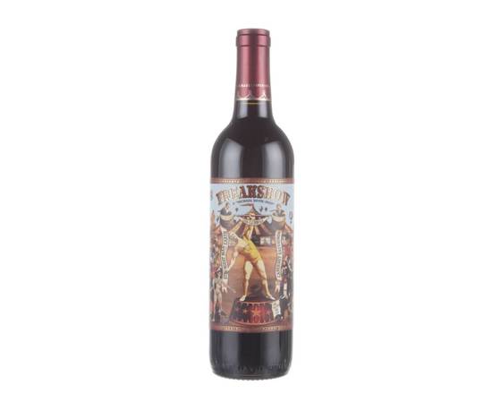 Order Freakshow Cabernet, 750mL wine ( 14.5% ABV) food online from Cold Spring Liquor store, Liberty Hill on bringmethat.com