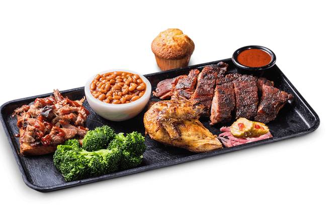 Order Pick 3 Combo food online from Famous Dave's store, Bismarck on bringmethat.com