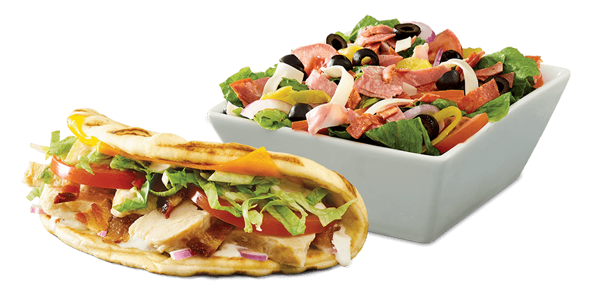 Order Pair Up Salad and Soup food online from Quiznos store, Fowler on bringmethat.com