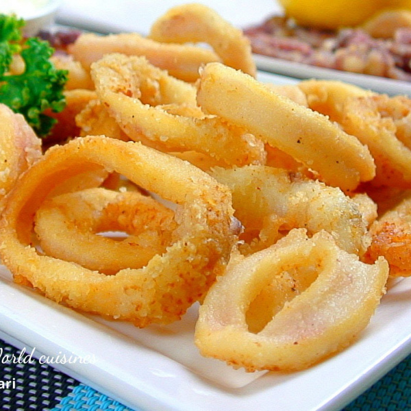 Order A11. Salt and Pepper Fried Calamari Appetizer food online from Wasabi store, Williamstown on bringmethat.com