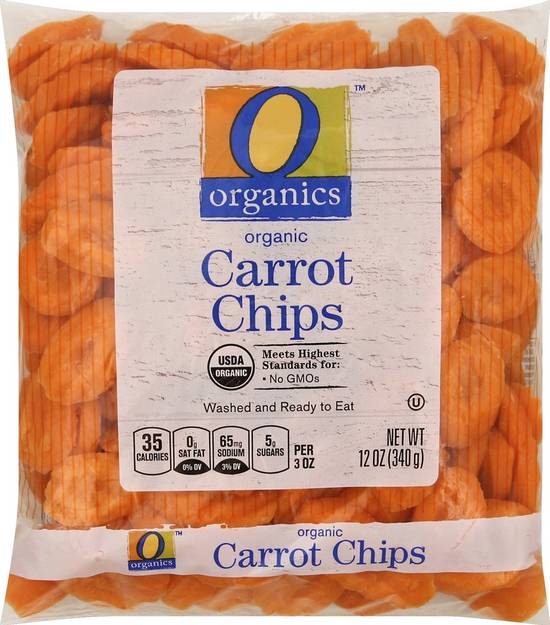Order O Organics · Carrot Chips (12 oz) food online from Albertsons store, Saint George on bringmethat.com
