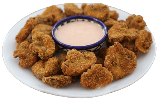 Order Fried Mushroom food online from Solo Burgers&Wings store, Dallas on bringmethat.com