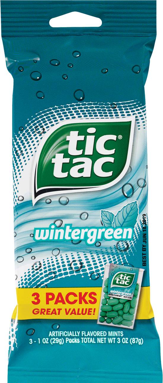 Order Tic Tac Wintergreen Mints, 3 Pack food online from Cvs store, FALLON on bringmethat.com