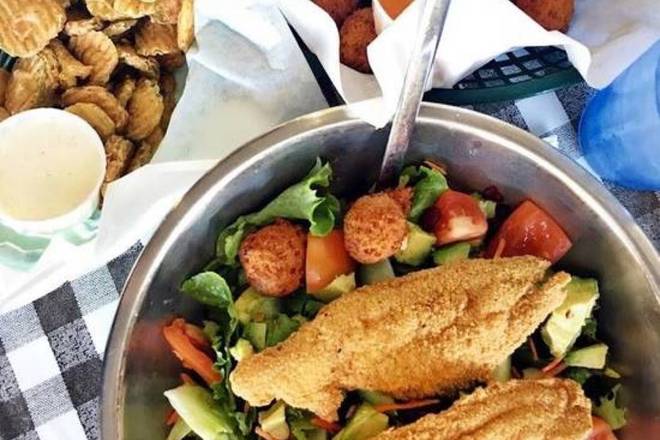 Order Catfish Salad food online from Flying Fish - Arlington store, Arlington on bringmethat.com