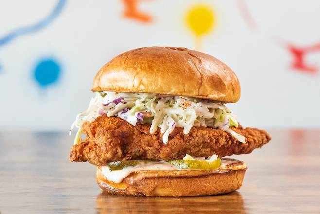 Order Nashville Fried Chicken Sandwich food online from Fry The Coop store, Prospect Heights on bringmethat.com