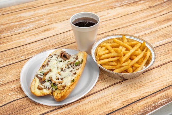 Order 1. Beef Philly Steak food online from King Pizza store, Houston on bringmethat.com