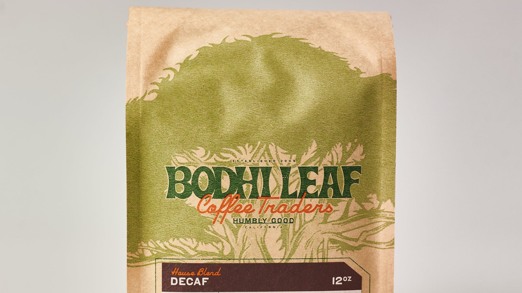 Order Swiss Water Decaf - 12 oz Bag food online from Bodhi Leaf Coffee Traders store, Newhall on bringmethat.com