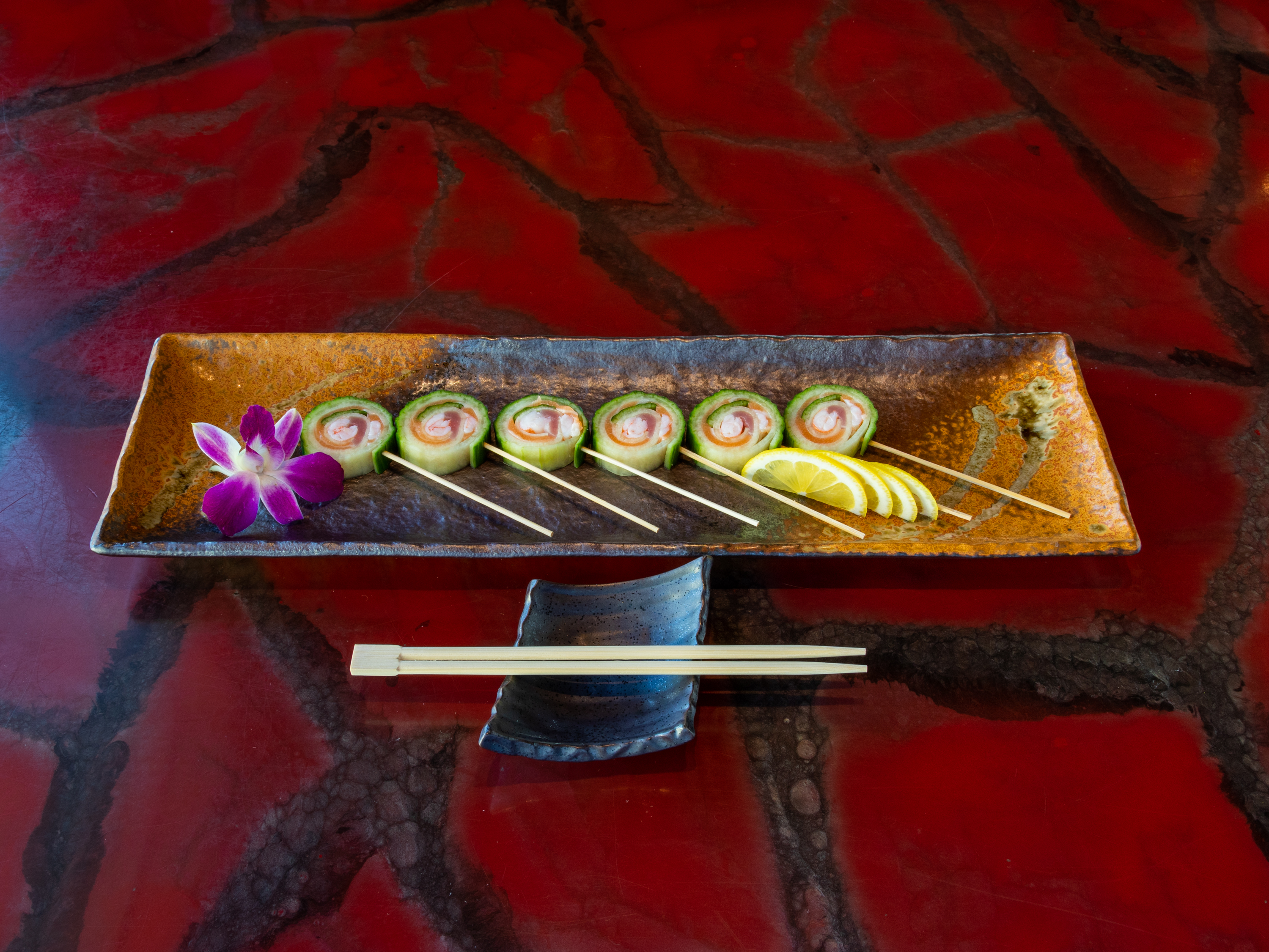 Order C26. Lollipop Roll food online from Yume Sushi & Grill store, Scottsdale on bringmethat.com