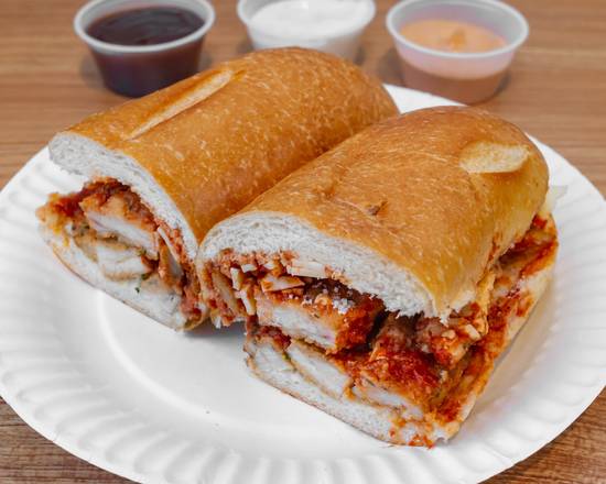 Order Chicken Parmesan Sandwich food online from Superior Gourmet Marketplace store, New York on bringmethat.com