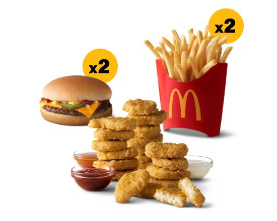 Order Classic Cheeseburger Pack  food online from Mcdonald's® store, BOISE on bringmethat.com