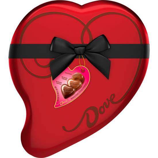 Order DOVE Valentines Day Assorted Chocolate Candy, Heart-Shaped Gift Tin, 14.9 oz food online from CVS store, WALKERTOWN on bringmethat.com