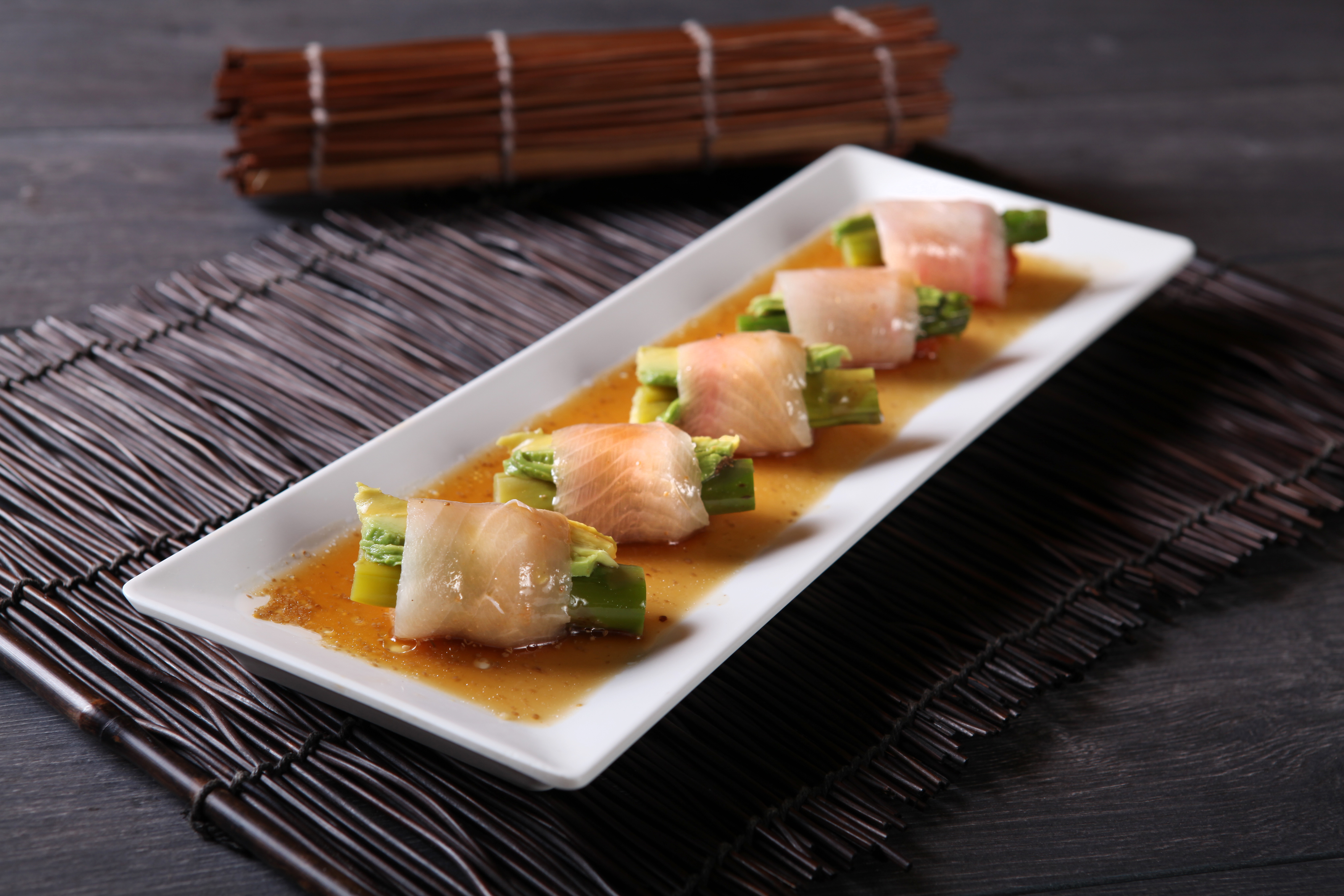 Order N-4 Yellowtail Special food online from Crazy Rock'n Sushi store, Irvine on bringmethat.com