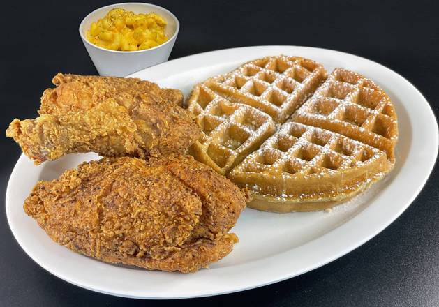 Order 3 pcs Breast, Thigh, and Leg Meal  food online from Keith Chicken N Waffles store, Daly City on bringmethat.com