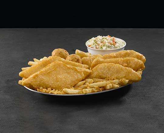 Order Fish & Chicken Platter food online from Long John Silver's store, Jackson on bringmethat.com